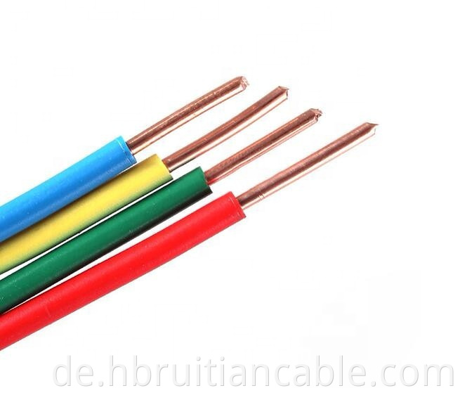 Kupferleitermaterial und PVC -Mantel Home Electric Wire Kabel 1,5 mm 2,5 mm